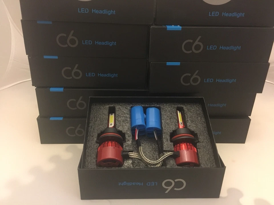 Bombillas de conversión de faros LED AZUL 9007 HB5 10000K 2x aptas para Ford Ranger 1993-2011 Foto 4 de 4