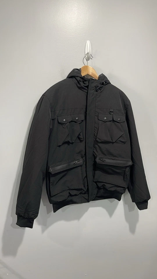 Spring + Mercer size large men’s bomber winter jacket coat black color NEW - Image 2 of 4