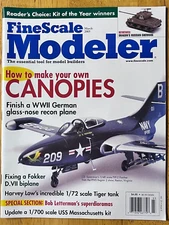 MPM Fw 189A-1, Revell USS Massachusetts, Revell Fokker D.VII biplane, Tiger tank