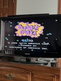 Bubble Bobble ORIGINAL NINTENDO NES GAME Tested + WORKING & Authentic Cleaned