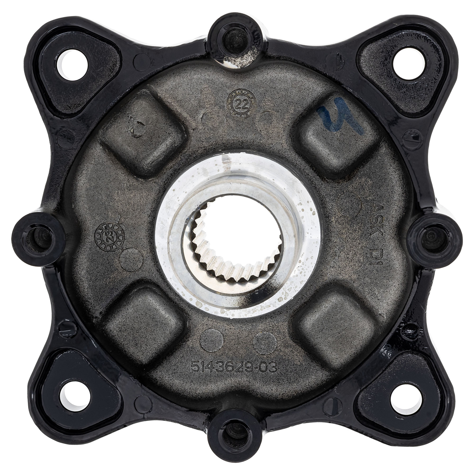Polaris 5143629-067 Rear Wheel Hub MACH Black Genuine OEM | eBay