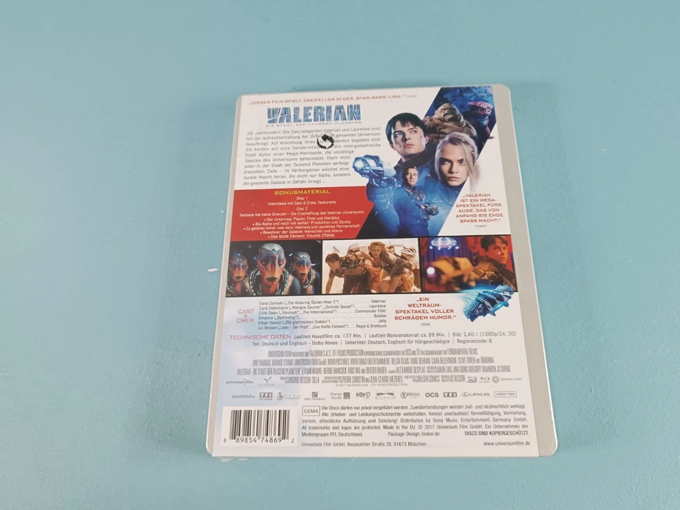 Valerian - 2er Bluray Steelbook Edition - Bild 2 von 2