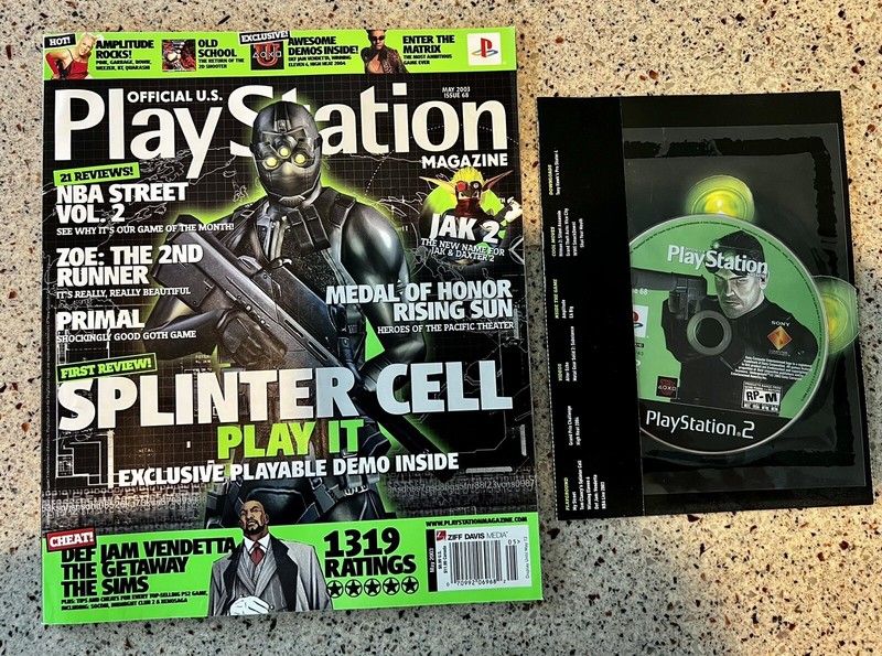 Official PlayStation Magazine Issue 68 May 2003 Splinters Cell IncludesDemo Disk