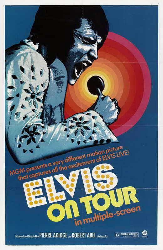 ELVIS ON TOUR Movie POSTER 27x40 C Elvis Presley James Burton Glen