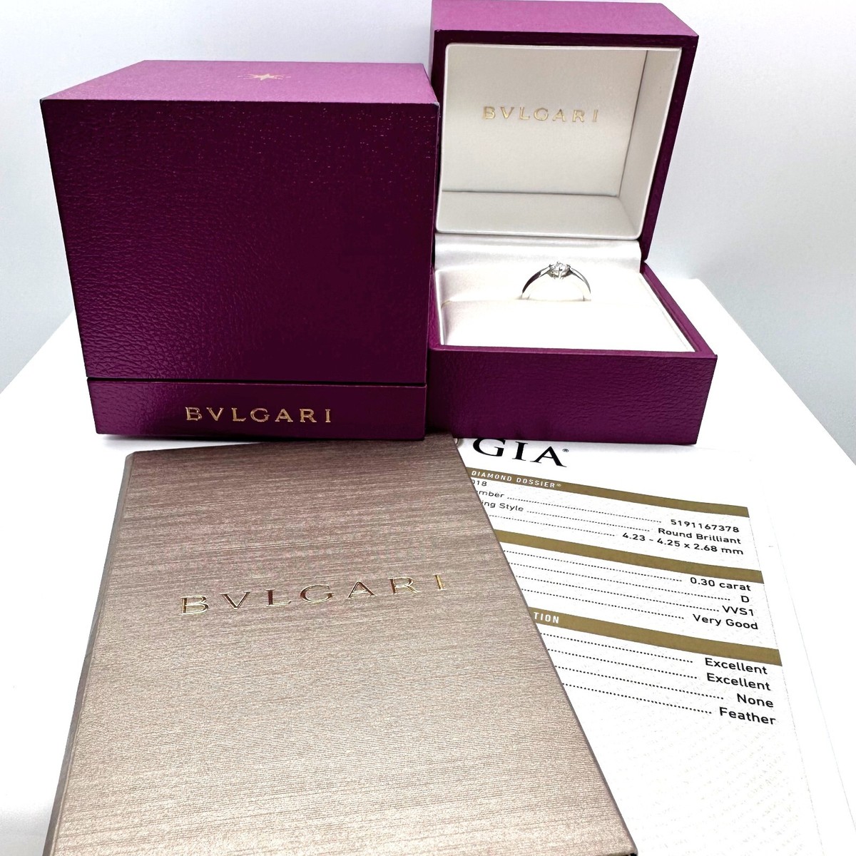 BVLGARI Dedicata A Venezia Torcello Round Diamond 0.30 tcw BVLGARI Dedicata A Venezia Torcello Round Diamond 0.30 tcw