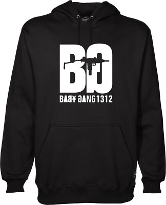 Rapper Sweatshirt BABY GANG Kapuze oder Rundhals Unisex Herren Damen Baby