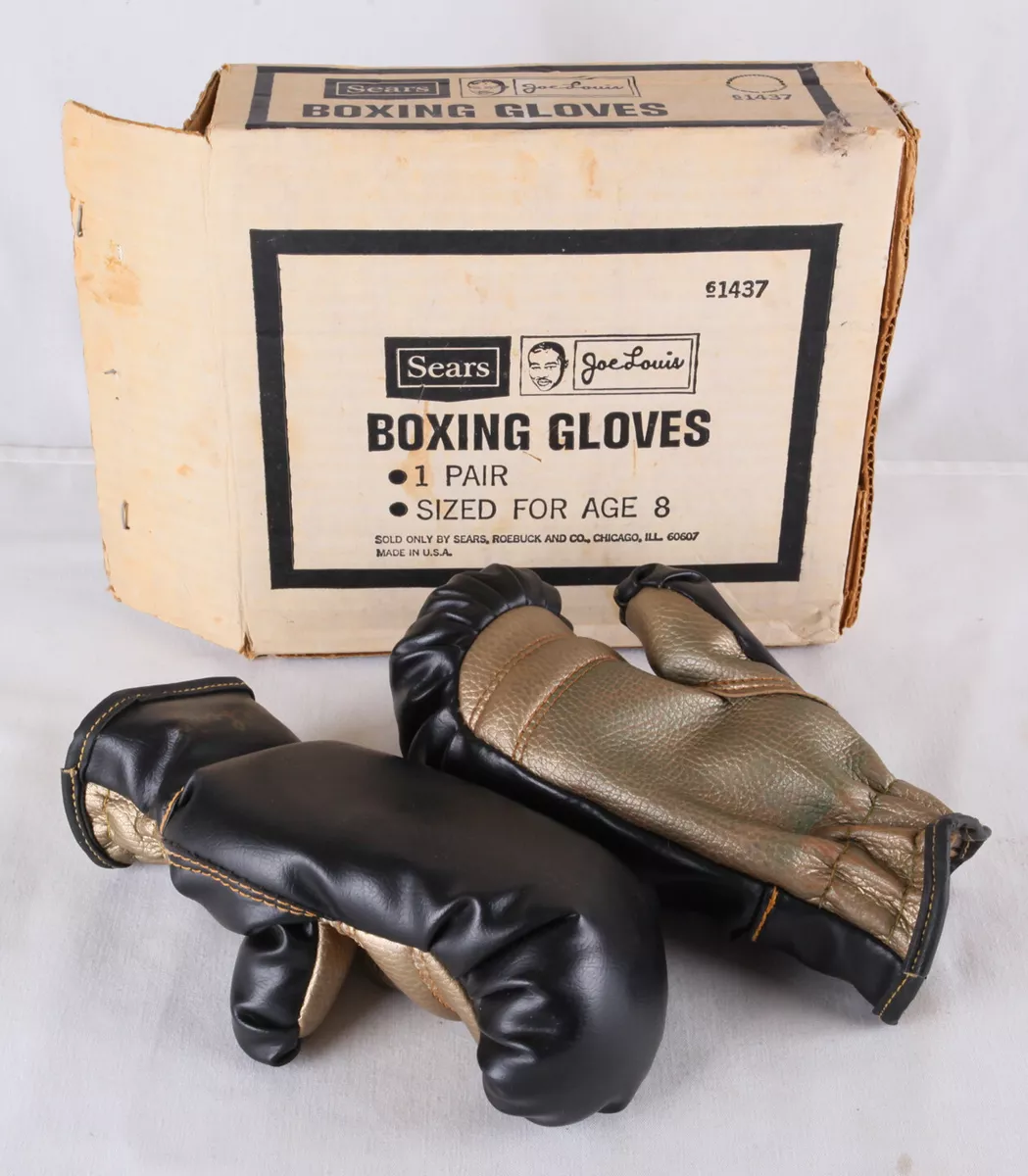 Joe Louis Autographed Mini Boxing gloves (collectible)