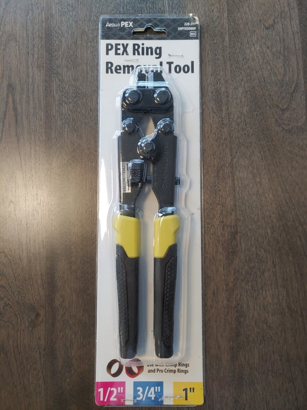 Apollo PEX Ring Removal Tool 1/2", 3/4", 1" Model 69PTKD0009