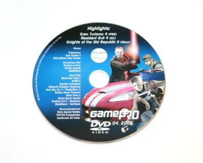 GamePro DVD Resident Evil 4 Oddworld Stranger s Wrath Metal Gear Solid 3 StarFox