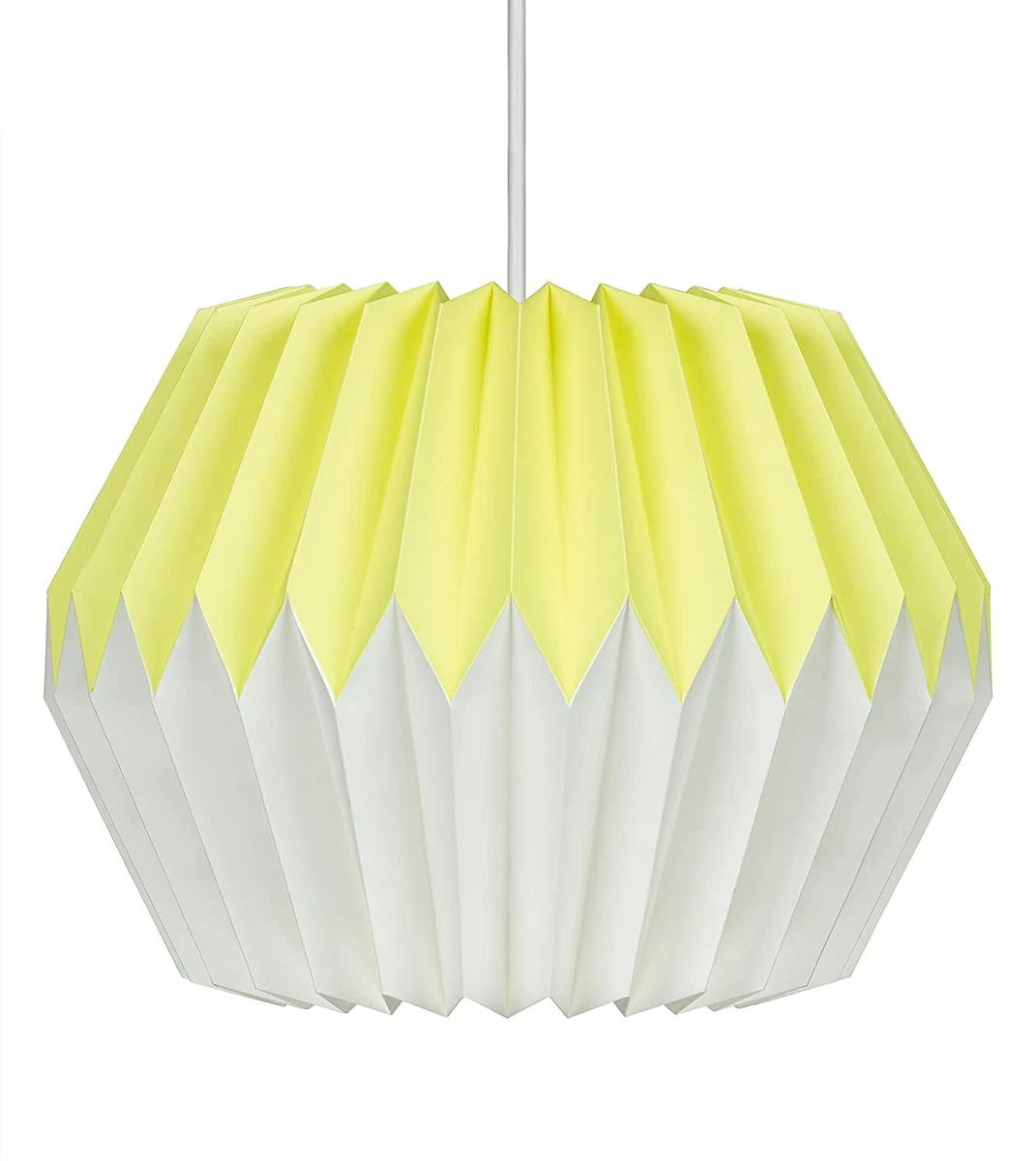 Yellow paper lampshade hotsell