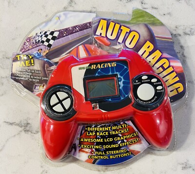 2002 MGA Entertainment Auto Racing Game Handheld Red Electronic New Sealed