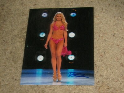 TONEATA MORGAN SIGNED 8X10 PHOTO coa LINGERIE MODEL | eBay