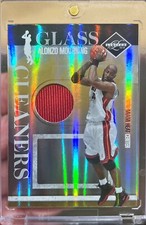 2010-11 Limited Alonzo Mourning Glass Cleaners Gold Spotlight Jersey Card /99