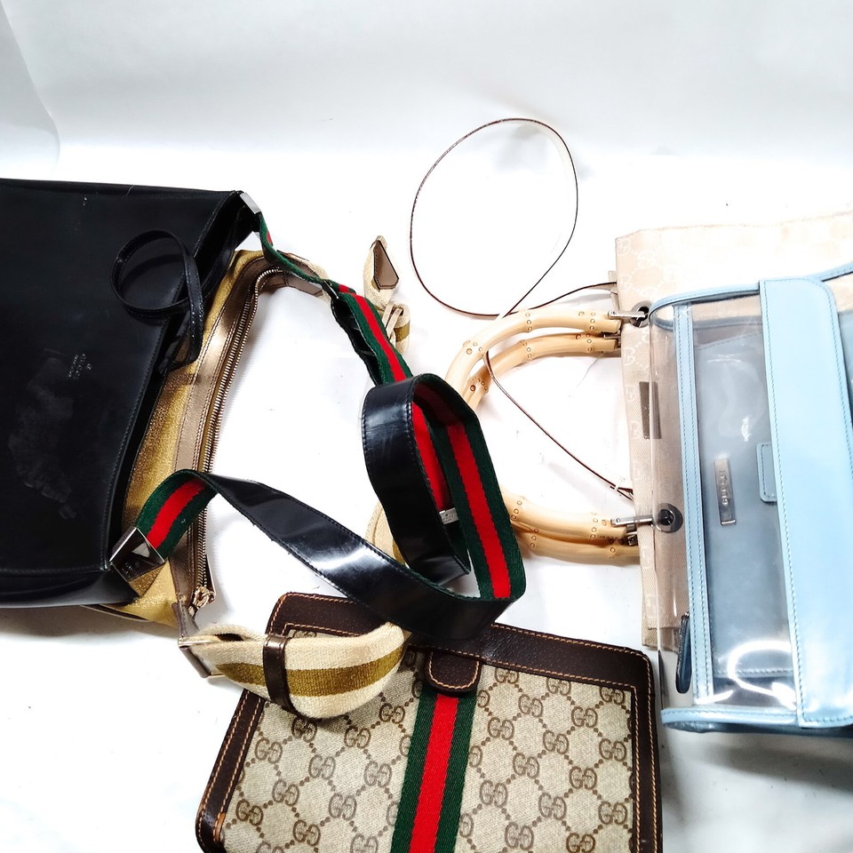Gucci Clutch Bag Clutch Hand Bag and others 5 set Black Enamel 3354037