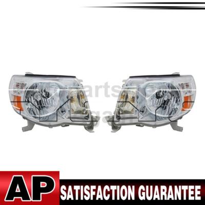 TYC Headlight Assembly Left Right 2X For 2005-2011 Tacoma