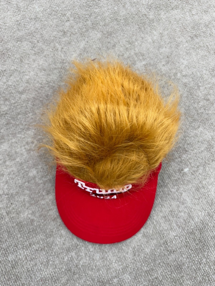 Trump 2024 Red Hair Hat Unisex Adults One Size | eBay