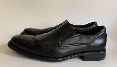 Johnston & Murphy Tilden Mens Leather Slip On Casual Dress Loafers Size 12 Black Johnston & Murphy Tilden Mens Leather Slip On Casual Dress  main image 2