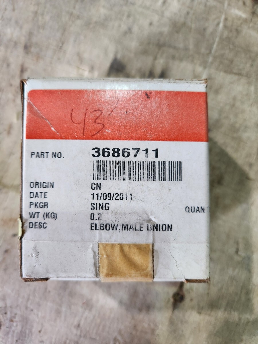 10個 あおちん OEM Cummins 3686711 Male Union Elbow | eBay