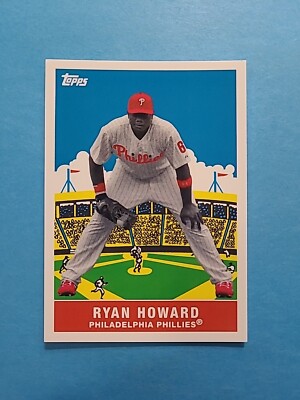 RYAN HOWARD 2007 TOPPS FLASHBACK FRIDAYS BASEBALL CARD # FF1 H4379