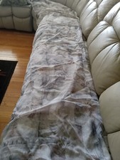 1 SINGLE ELEGANT SCARF VALANCE TOPPER WINDOW CURTAIN VOILE SHEER 52W"X 370" LONG