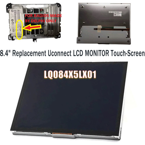 8.4" Replacement Uconnect LCD MONITOR Touch-Screen UAQ For Jeep LQ084X5LX01