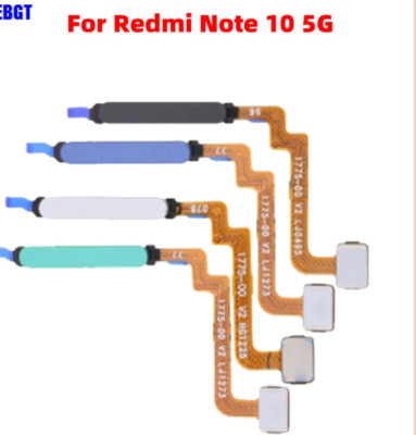 For Xiaomi Redmi Note 10 5G Fingerprint Scanner Flex Cable Red mi Note10 5G Touc