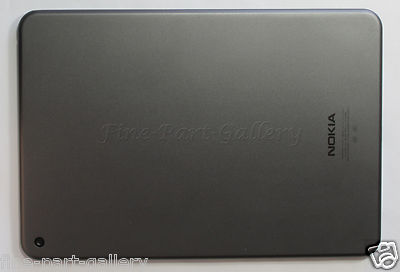 OEM NOKIA N1S 7.9'' TABLET ORIGINAL DARK GREY/SILVER BACK COVER CASE HOUSING LENS