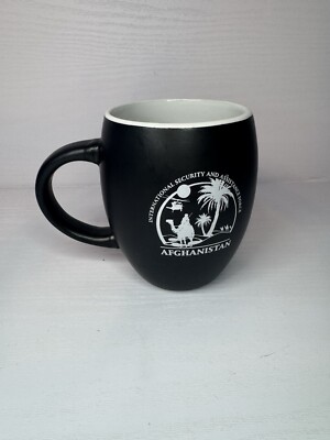 COFFEE CUP Afghanistan International Security And Assistance Force Matte Black
