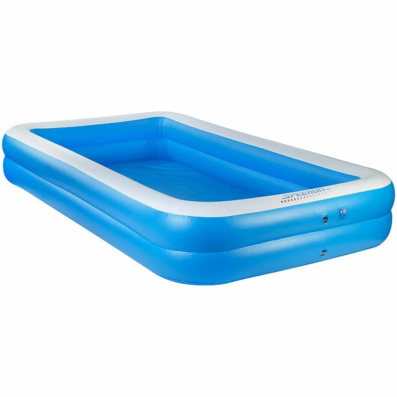 Speeron Aufblasbares Jumbo-Planschbecken, 305 x 183 x 51 cm, blau-weiß - Bild 2 von 4