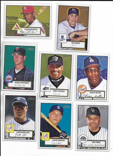 2001 Topps Heritage PICK-A-CARD Damon Buhner Snow Thome Soriano FINISH YOUR SET - Picture 93 of 219