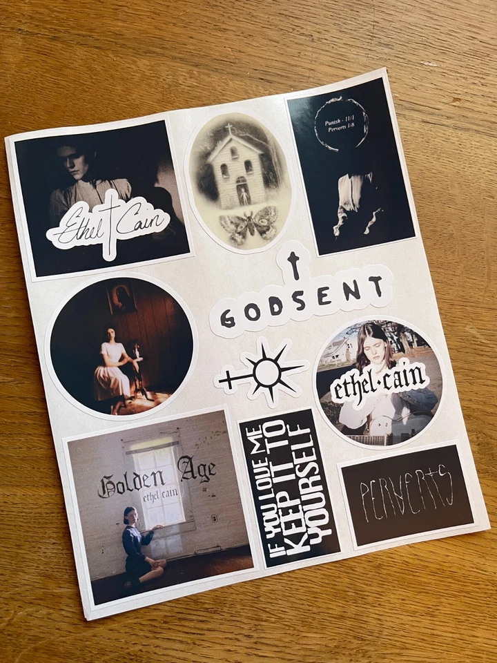 Ethel Cain Stickers Vinyl Decals, Ideal for journals, notebooks & laptops - Image 2 of 3