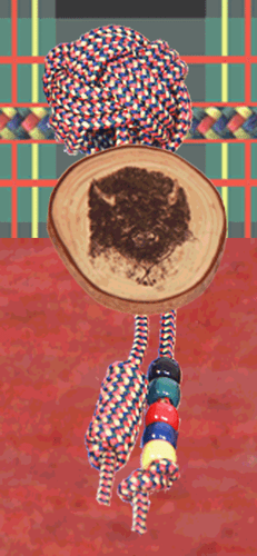 BUFFALO Wood Badge Critters Stone Tiles, Artwork by Kaye Templeman - Picture 8 of 10