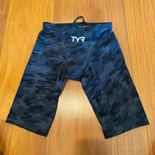 Great Condition: Men s TYR High Waisted Venzo Size 25 Black Swimming Tech Suit