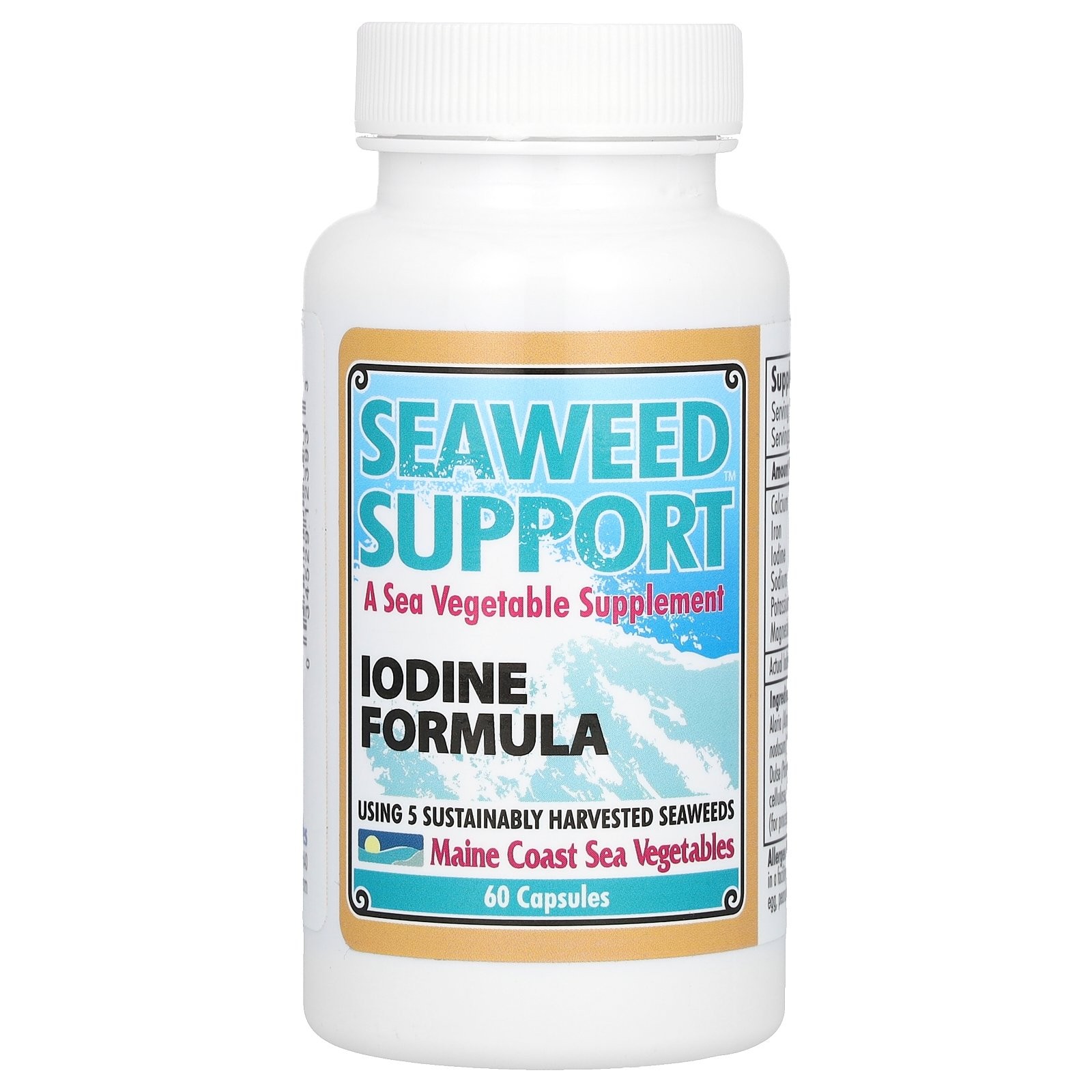 Поддержка морскими водорослями формула с йодом 60 капсул 4690₽