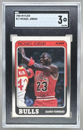 2961986 Michael Jordan 1988 Fleer #17 SGC 3
