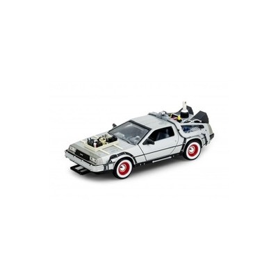 Welly 1:24 Deloren Time Machine Back to the Future Teil III Modellauto