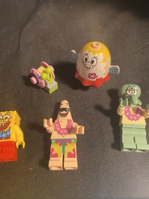 LEGO 3818 SpongeBob Bikini Bottom Undersea Party All Minifigs & Manual Only