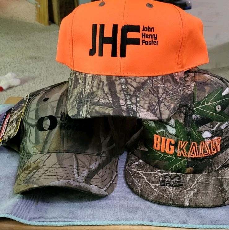 Lot  Realtree Hardwoods Camo Hat Strapback. Mossy Oak Blaze Orange Baseball Cap 