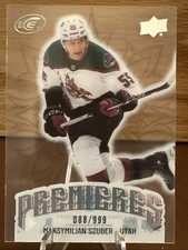 2024-25 Upper Deck Ice Premieres Maksymilian Szuber /999 #174 Utah Hockey Club