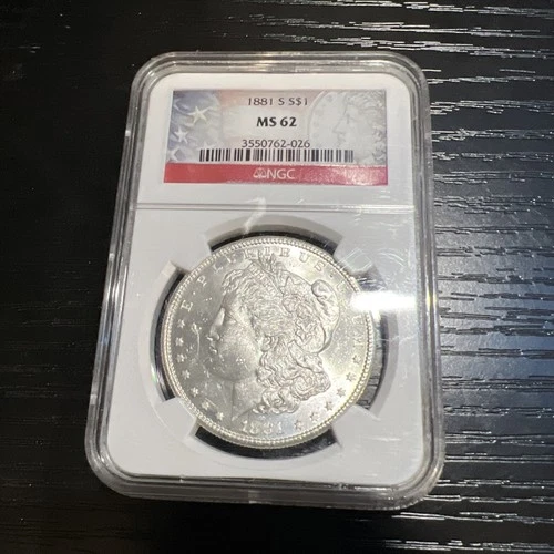 1881 s morgan silver dollar NGC ms62 $1 San Francisco