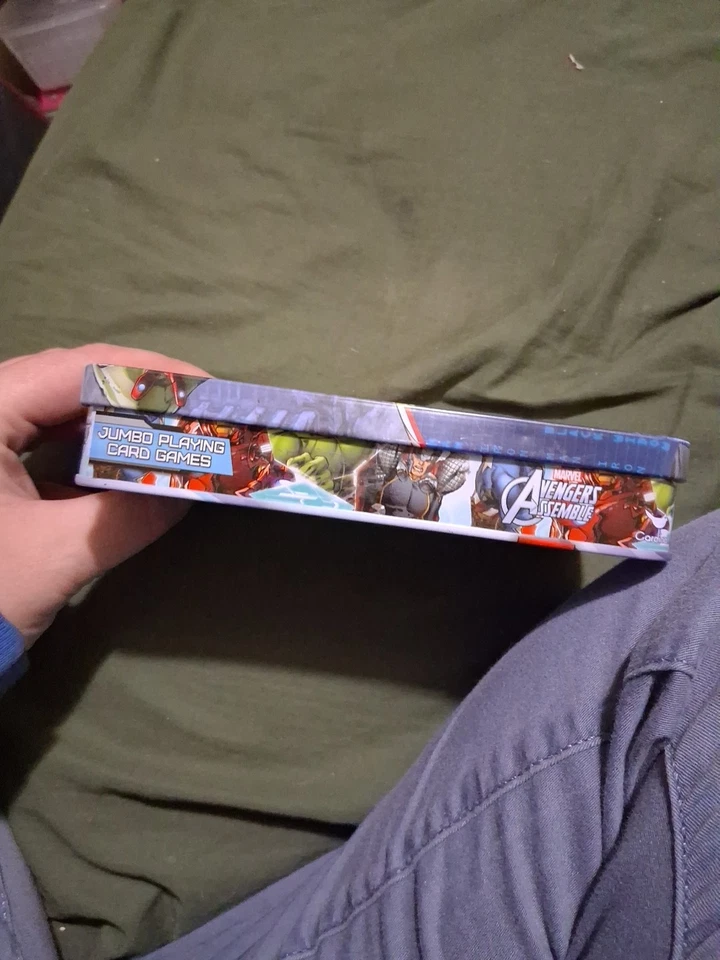Marvel Avengers Jumbo игральные карты покер игра Железный человек Тор супер герой и олово новый из старых запасов - Изображение 2 из 4