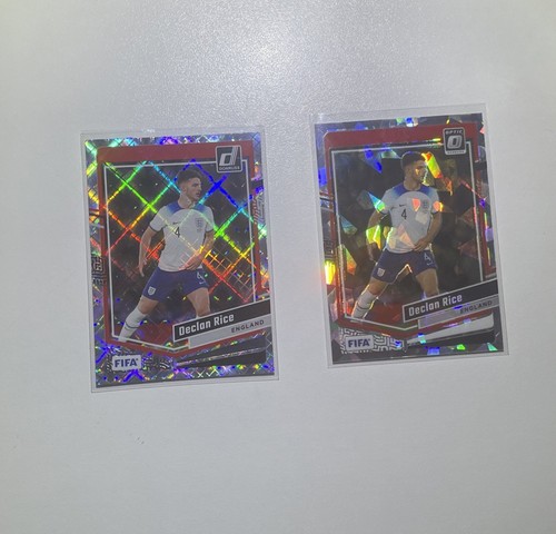 Panini Donruss 2023/2024 Optic Diamond & Ice Declan Rice England Bundle - Picture 2 of 3