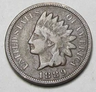 1889 INDIAN HEAD CENT,PARTIAL LIBERTY, VERY NICE COIN!!!!(A2)