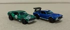 Redline Hot Wheels Blue Mighty Maverick and Green Heavy Chevy