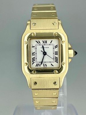 Cartier Santos Galbee 18k Yellow Gold Small 887901