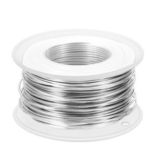 1mm Aluminum Wire for Sculpting Jewelry Making Metal Wrap Silver