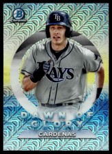 2020 Bowman Chrome Prospects Mojo Ruben Cardenas Tampa Bay Rays #DG-9