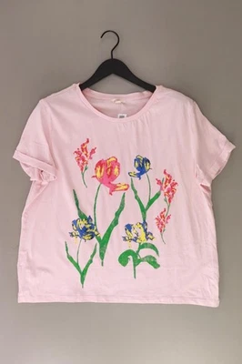 Esprit camisa para damas talla 48, XXL con diseño floral rosa algodón - Imagen 1 de 4