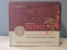 Young Living Ningxia Nitro Mineral & Vitamin Supplement 14 Packets - New in Box