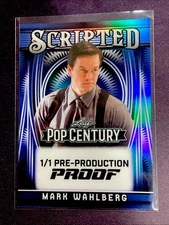 2025 Leaf Pop Century MARK WAHLBERG PRE-PRODUCTION PROOF #d 1/1 BLUE